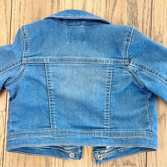 The Children’s Place Toddler Girls Denim Jacket Size 12-18 Months - Picture 7 of 10